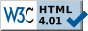 HTML 4.0 blue icon
