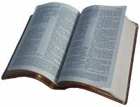picture of an open bible