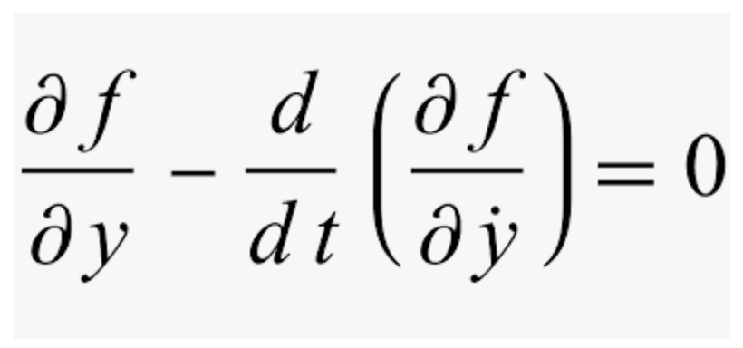 Euler-Legrange Equation